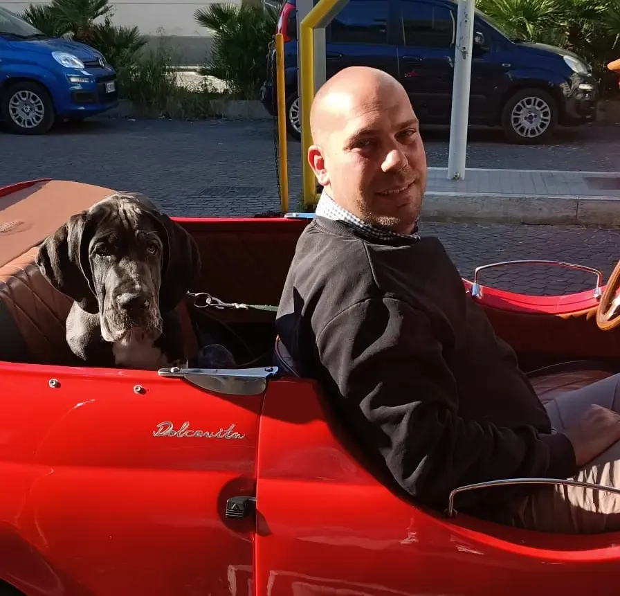 Alessio, founder of Sorrento Vintage Rent